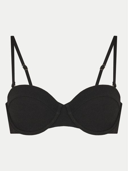 Tommy Hilfiger Góra od bikini UW0UW05814 Czarny. Czarne bikini TOMMY HILFIGER, bez wzorów, z syntetyku. Za 139,99 zł.