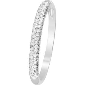 CARATELLI Złoty pierścionek "Alliance Foch" z diamentami rozmiar: 58. Szare pierścionki CARATELLI, z diamentem, złote. Za 1 122,99 zł.