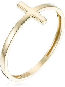 L instant d Or Złoty pierścionek "Croix" rozmiar: 52. Żółte pierścionki L instant d Or, złote. Za 433,95 zł.