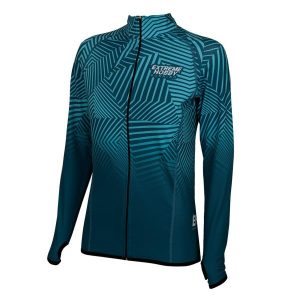 Bluza damska do biegania rozpinana EXTREME HOBBY CALEIDOSCOPE. Niebieskie bluzy EXTREME HOBBY, na jesień, s, bez wzorów, z elastanu, bez kaptura. Za 219,00 zł.