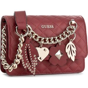 Torebka GUESS - Stassie (VG) HWVG67 79780 LIP. Czerwone listonoszki marki Guess. W wyprzedaży za 279,00 zł.