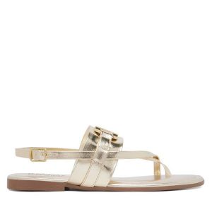 Sandały REPLAY. Żółte sandały Replay, bez wzorów, bez obcasa, na płaskiej podeszwie, bez zapięcia. Za 399,99 zł.