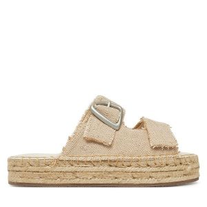 Espadryle EMU Australia. Brązowe espadryle EMU Australia, bez wzorów, bez obcasa. Za 359,99 zł.