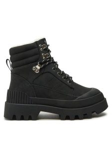 ONLY Shoes Trapery 15329861 Czarny. Czarne buty zimowe ONLY SHOES, ze skóry, bez obcasa, bez zapięcia. Za 349,99 zł.