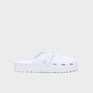Klapki basenowe unisex do pływania Bahia Clog białe. Białe klapki Scholl, bez wzorów, z materiału, bez obcasa. Za 134,99 zł.