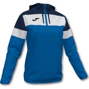 Kurtka do piłki nożnej damska Joma Crew IV przeciwdeszczowa. Białe kurtki JOMA, xl, bez wzorów, bez kaptura. W wyprzedaży za 123,00 zł.