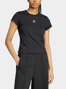 Adidas Koszulka w kolorze czarnym rozmiar: XL. Czarne bluzki ADIDAS, xl, bez wzorów, z bawełny, bez kołnierzyka, bez ramiączek. Za 86,99 zł.