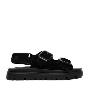 Sandały G-Star Raw. Czarne sandały G-Star Raw, bez wzorów, bez obcasa, na płaskiej podeszwie, bez zapięcia. Za 269,99 zł.