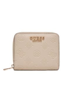 Guess Portfel Carmella Slg SWPD22 25137 Kremowy. Białe portfele Guess, z aplikacjami, ze skóry. Za 214,99 zł.