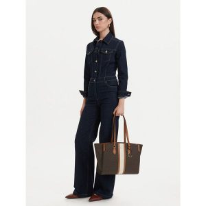 Torebka MICHAEL Michael Kors. Brązowe shopper bag MICHAEL Michael Kors, bez wzorów, bez dodatków. Za 674,99 zł.
