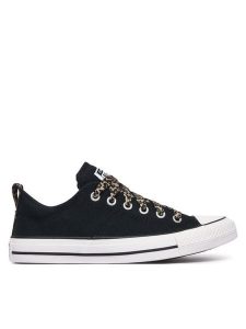 Converse Trampki Chuck Taylor All Star Madison Animal A18362C Czarny. Czarne trampki Converse, bez wzorów, z materiału, bez zapięcia. Za 329,99 zł.