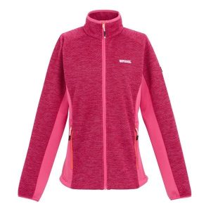 Damska Bluza Polarowa Highton IV Z Pełnym Zamkiem Błyskawicznym. Czerwone bluzy Regatta, na zimę, s, bez wzorów, z polaru, bez kaptura. Za 70,99 zł.