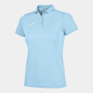 Koszulka polo do tenisa damska Joma Hobby. Niebieskie bluzki JOMA, xl, bez wzorów, sportowe, bez kołnierzyka, bez ramiączek. Za 117,05 zł.