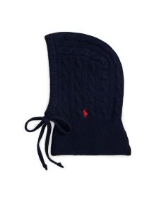 Polo Ralph Lauren Kominiarka 455981427002 Granatowy. Niebieskie rękawiczki Polo Ralph Lauren, bez wzorów, z materiału. Za 659,99 zł.