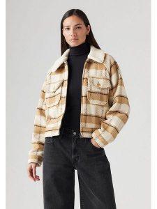 Levi's Kurtka koszulowa w kolorze karmelowym rozmiar: M. Brązowe kurtki Levi's®, m, z aplikacjami, z wełny, bez kaptura. Za 308,18 zł.