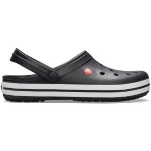 Japonki Crocs Crocband, Dla obu płci. Czerwone klapki Crocs, bez wzorów, z materiału, bez obcasa. Za 390,00 zł.