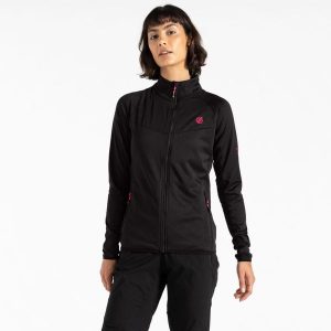 Ascending Core damska bluza. Czarne bluzy Dare 2b, na zimę, bez wzorów, bez kaptura. W wyprzedaży za 151,15 zł.