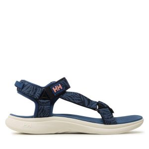 Sandały Helly Hansen. Niebieskie sandały Helly Hansen, bez wzorów, bez obcasa, na płaskiej podeszwie, bez zapięcia. Za 239,99 zł.