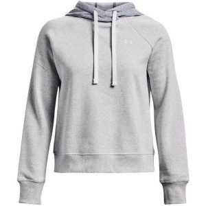 Bluza damska Under Armour Rival Fleece CB Hoodie. Białe bluzy Under Armour, xl, bez wzorów, bez kaptura. Za 99,00 zł.