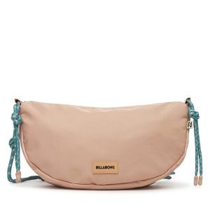 Torebka Billabong. Czerwone listonoszki Billabong, bez wzorów, bez dodatków. Za 79,99 zł.