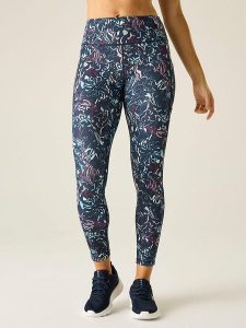 Dare 2b Legginsy funkcyjne "Influential III" w kolorze granatowym rozmiar: 36. Niebieskie legginsy Dare 2b, bez wzorów, z materiału. Za 96,37 zł.