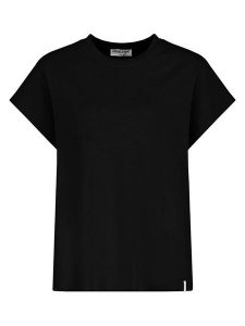 Eight2Nine Koszulka w kolorze czarnym rozmiar: L. Czarne bluzki Eight2Nine, l, bez wzorów, z bawełny, bez kołnierzyka, bez ramiączek. Za 61,31 zł.