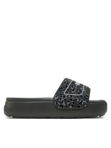 Puma Klapki Karmen Slide 395401 02 Szary. Szare klapki Puma, bez wzorów, z materiału, bez obcasa. Za 269,99 zł.