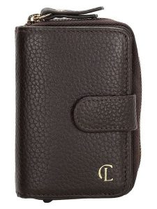 Charm Skórzany portfel w kolorze brązowym - 7 x 11 x 3 cm rozmiar: onesize. Brązowe portfele Charm, bez wzorów, z materiału. Za 108,99 zł.