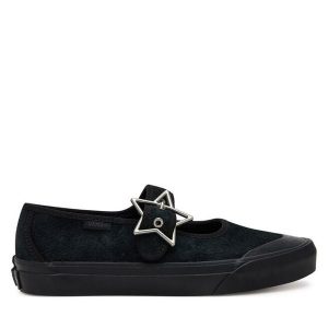 Baleriny Vans. Czarne balerinki Vans, bez wzorów, bez obcasa, bez zapięcia. Za 219,99 zł.