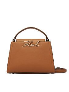 KARL LAGERFELD Torebka B3W30018 Brązowy. Brązowe kuferki KARL LAGERFELD, bez wzorów, ze skóry, bez dodatków. Za 1 199,00 zł.