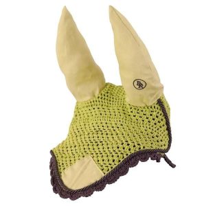 Krótka czapka dla konia BR Equitation Event. Zielone czapki BR, bez wzorów, z materiału, eleganckie. Za 149,00 zł.