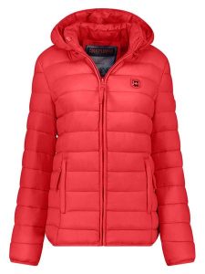 ANAPURNA Kurtka pikowana "Akitalana Hood" w kolorze czerwonym rozmiar: M. Czerwone kurtki ANAPURNA, m, bez wzorów, bez kaptura. Za 130,99 zł.