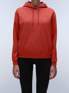Napapijri Bluza w kolorze czerwonym rozmiar: XL. Czerwone bluzy Napapijri, xl, bez wzorów, z kapturem. Za 166,88 zł.