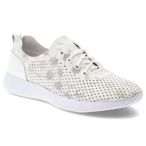Półbuty damskie Artiker, skóra naturalna perforowana cholewka sznurowane lekka elastyczna podeszwa sportowy fason, białe, 58C0156. Białe półbuty ARTIKER, bez wzorów, ze skóry, bez obcasa, bez zapięcia. Za 209,00 zł.