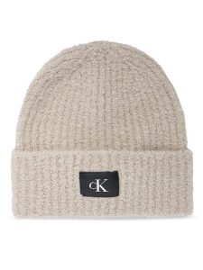 Calvin Klein Czapka Hardware K60K612652 Beżowy. Brązowe czapki Calvin Klein, bez wzorów. Za 139,99 zł.
