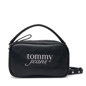 Torebka Tommy Jeans. Czarne torebki klasyczne Tommy Jeans, bez wzorów, z jeansu, bez dodatków. Za 409,99 zł.