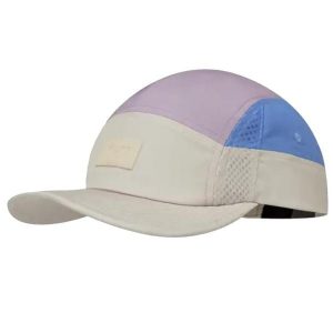 Czapka z daszkiem Damska Buff 5 Panel Go Cap. Czerwone czapki Buff, bez wzorów, sportowe. Za 148,30 zł.