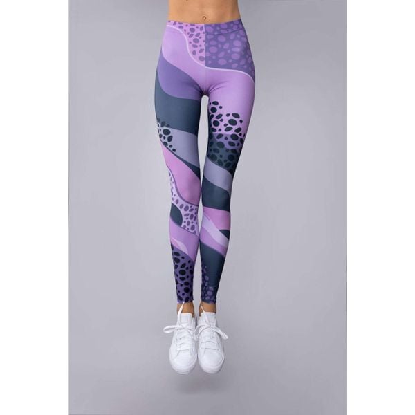 Legginsy sportowe damskie DEEP TRIP Ricco. Fioletowe legginsy DEEP TRIP, bez wzorów. Za 179,00 zł.