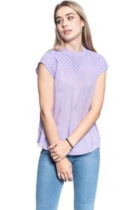 BLUZKA DAMSKA MUSTANG ELSA FARBICMIX TOP 1009469 8076. Bluzki Mustang, s, bez wzorów, bez kołnierzyka, bez ramiączek. W wyprzedaży za 39,99 zł.