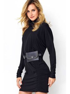 Made of emotion Sukienka w kolorze czarnym rozmiar: onesize. Czarne sukienki Made Of Emotion, bez wzorów, bez kołnierzyka, bez ramiączek, mini. Za 152,26 zł.