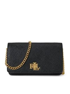 LAUREN RALPH LAUREN Torebka 432966784008 Czarny. Czarne torebki wieczorowe Lauren Ralph Lauren, bez wzorów, ze skóry, bez dodatków. Za 599,99 zł.