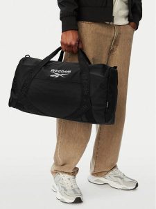 Reebok Torba sportowa CWBEO-RBK-B-001-08 Czarny. Czarne torby podróżne i sportowe Reebok, bez wzorów, z materiału, bez dodatków. Za 129,99 zł.