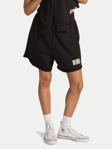 Billabong Szorty sportowe So Typical EBJFB03004 Czarny Loose Fit. Czarne spodenki sportowe Billabong, xl, bez wzorów, z bawełny. Za 199,99 zł.