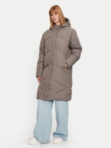 Noisy May Płaszcz zimowy Tenna 27030498 Szary Regular Fit. Szare płaszcze Noisy may, na zimę, xl, bez wzorów, z syntetyku, bez kaptura. Za 279,99 zł.