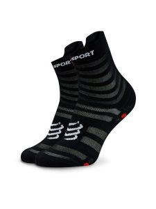 Compressport Skarpety długie Pro Racing Socks V4.0 Ultralight Run High XU00050B Czarny. Czarne skarpetki Compressport, bez wzorów, z materiału. Za 69,99 zł.