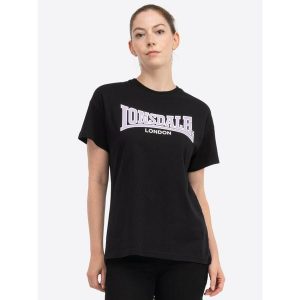 Koszulka Lonsdale Ousdale. Czarne bluzki Lonsdale, bez wzorów, sportowe, bez kołnierzyka, bez ramiączek. Za 152,50 zł.