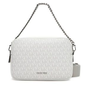 Torebka MICHAEL Michael Kors. Białe listonoszki MICHAEL Michael Kors, bez wzorów, bez dodatków. Za 539,99 zł.