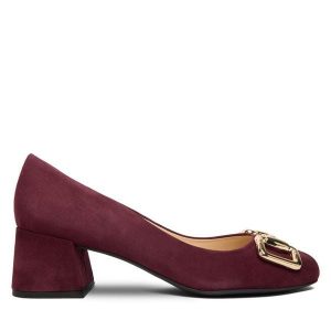 Półbuty HÖGL. Czarne czółenka HÖGL, bez wzorów, bez obcasa, na obcasie, bez zapięcia. Za 479,99 zł.