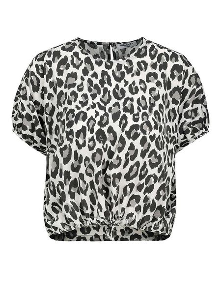 Sublevel Bluzka w kolorze biało-czarnym rozmiar: S. Białe bluzki Sublevel, s, bez wzorów, z wiskozy, klasyczne, bez kołnierzyka, bez ramiączek. Za 48,28 zł.