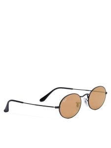 Ray-Ban Okulary przeciwsłoneczne Oval Flat Lenses 0RB3547N Czarny. Czarne okulary przeciwsłoneczne Ray-Ban. Za 655,99 zł.
